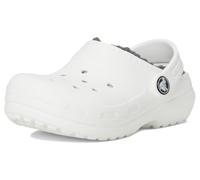 Crocs Unisexe Enfant Classic Lined Clog T Sabots, White/Grey, 19/20 EU