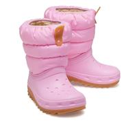 Crocs Unisexe Enfant Classic Neo Puff Boot K Bottes, Pink Tweed/Gum, 30/31 EU