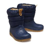 Crocs Unisexe Enfant Classic Neo Puff Boot T Bottes, Navy/Gum, 24/25 EU
