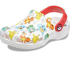 Crocs Unisexe Enfant Classic Pokemon Clog T Sabots, White/Multi, 19/20 EU