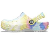 Crocs Unisexe Enfant Classic Tie-Dye Graphic Clog T Sabots, White/Multi, 22/23 EU