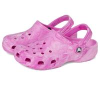 Crocs Unisexe Enfant Classic Watercolor Marbled Clog K Sabots, Pink Swirl, 30/31 EU