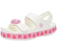 Crocs Crocband Cruiser Pet Sandal K Mixte enfant Sandale, White Pink Tweed, 36/37 EU