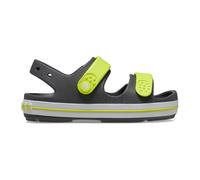 Crocs Unisexe Enfant Crocband Cruiser Sandal K Sandales, Slate Grey/Acidity, 33/34 EU