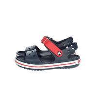 Crocs Sandales Crocband, sandales unisexes pour enfants, légères et bien ajustées, bleu marine / rouge, taille 23-24 EU