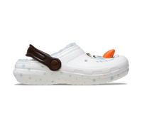 Crocs Chaussures ouvertes 'Frozen Olaf Classic' bleu clair / chocolat / orange / blanc, Taille 22-23