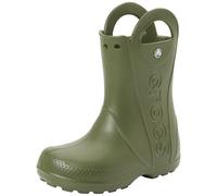 Crocs Unisexe Enfant Handle It Rain Boot K Bottes, Army Green, 34/35 EU