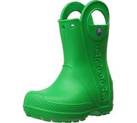 Crocs Unisexe Enfant Handle It Rain Boot Kids Bottes, Grass Green, 22/23 EU