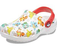 Crocs Unisexe Enfant Pokemon Classic Clog K Sabots, White/Multi, 33/34 EU