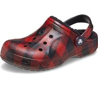 Crocs Ralen Lined Graphic Clog K Sabots Mixte Enfant, Black/Multi, 24/26 EU