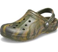 Crocs Ralen Lined Marbled Clog K Sabots Mixte Enfant, Army Green/Multi, 22/24 EU