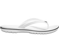 Crocs White Crocband Flip Sandals