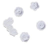 Crocs White Elegant Floral 5 Pack, Breloques pour Chaussures Mixte Adulte, Multicolore, Taille Unique
