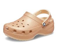 Crocs Women's Classic Platform Glitter Clog 39-40 EU Shitake