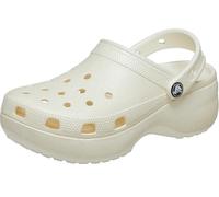 Crocs Classic Platform Glitter Clogs Beige EU 41-42 Femme