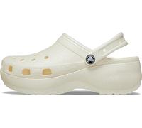 Crocs Women's Classic Platform Glitter Clog 41-42 EU Chalk