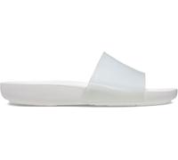 Claquettes Crocs Splash Glossy Slide blanc femme - 41-42