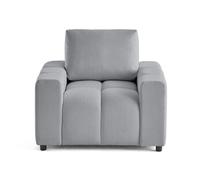 Crocus - fauteuil en tissu - Gris clair