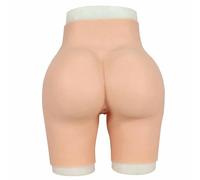 CRODRES Culotte rehausse-Hanches en Silicone pour travestis - Culotte de Dissimulation (Gaff) avec vagin en Silicone - pour Personnes transgenres, Drag Queens et Cosplay,Wheat,One Size