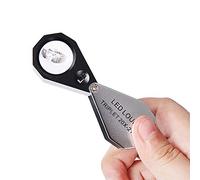 CRODY Gagnizal Luzeras, Hobby Magnificateurs, Loupe 10X, 20X, 30X Magnificateur Led Led Bandemble Beillement Lampe Lampe Lampe Antiques Antérieurs Mauts Mautmard/Noir/Dix*