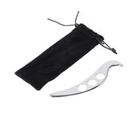 Croerma Acier Inoxydable Gua Sha Guasha Plaque Masseur Outil Grattoir Physiothérapie Muscle Lâche Meridian Massage Machine Spa Board Tool