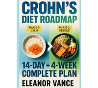 Crohn's Flare & Remission Diet Roadmap: 14-Day Low-Residue Calm + 4-Week Gentle Fiber Rebuild with Menus, Reintroduction Scripts, and 80+ Gut-Friendly Recipes