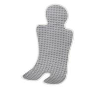 Croigne du siège d'auto pour - Coussin de glace de journées chaudes | Tampon de refroidissement léger pour bébé pour une poussette de salle à manger | Couvercle de siège respirant portable ave