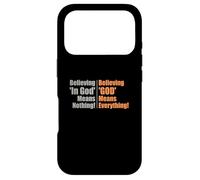 Croire en Dieu ne Signifie Rien Croire Que Dieu est Tout Coque pour iPhone 17 Pro