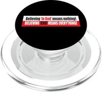 Croire en Dieu ne Signifie Rien Croire Que Dieu est Tout PopSockets PopGrip pour MagSafe