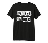 Croire en Dieu T-Shirt Haut de Gamme