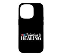 Croire est guérir Le Placebo Coque pour iPhone 14 Pro
