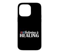Croire est guérir Le Placebo Coque pour iPhone 14 Pro Max