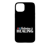Croire est guérir Le Placebo Coque pour iPhone 15 Plus