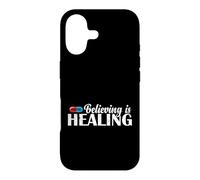 Croire est guérir Le Placebo Coque pour iPhone 17