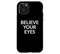 Crois en tes Yeux la vérité sur Une Manifestation Politique Narrative Coque pour iPhone 11 Pro