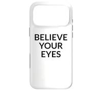Crois en tes Yeux la vérité sur Une Manifestation Politique Narrative Coque pour iPhone 17 Pro Max