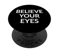 Crois en tes Yeux la vérité sur Une Manifestation Politique Narrative PopSockets PopGrip Adhésif