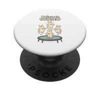 Crois en toi Bunny Trampoline Joy PopSockets PopGrip Adhésif