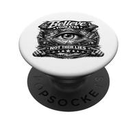 Crois tes Yeux, Pas Leurs mensonges, la vérité Politique PopSockets PopGrip Adhésif