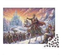 Croisade Polaire Puzzle 1000 Pièces Adultes Et Enfants,Casse-tête,Anti-Stress,Déco Murale, Premium,Carton,Dès 14 Ans,Jeu Éducatif,Défi,Détente 38x26cm