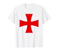 Croisé Costume Templier Chevalier Croix rouge T-Shirt