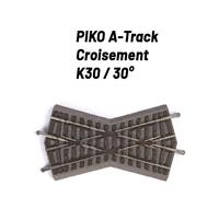 Croisement 30° avec ballast-HO 1/87-PIKO 55441