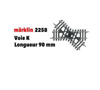 Croisement 90 mm Voie K - MARKLIN 2258 - HO 1/87