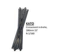 N 186mm 7-5/16" 15-Degree Right-Hand Crossing [Toy] (japan import)
