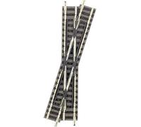 Croisement, à droite Fleischmann 9163 (N) Voie Fleischmann piccolo (avec ballast) 1 pc(s)