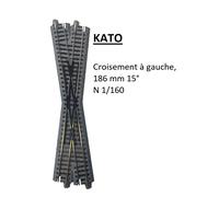 KATO échelle N traverser la ligne 15deg gauche 20-300 maquette ferroviaire fo...