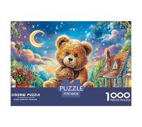 Croisement des Ours Puzzle 1000 Pièces Décoration Murale Jeu Cadeau Unique Qualité Premium pour Adultes Et Enfants 38x26cm/1000pcs