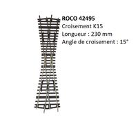 Croisement K15 - ROCO 42495 - HO 1/87