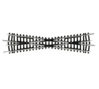 Trix Modellbahnen Voie (N) Minitrix T14973 Croisement 129,8 mm