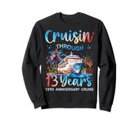 Croisière à Travers Le 13e Anniversaire d'une croisière en Couple Sweatshirt